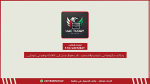 وظائف حكومية في البرمجة والتصميم – راتب مغري يصل إلى 55,000 درهم في أبوظبي