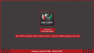 فرصة عمل في أبوظبي: وظيفة “مدخل بيانات – معاملات حكومية” لجنسيات العربية براتب 3,000 درهم