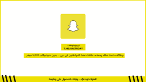 وظائف شاغرة للجنسين لدى شركة سناب برواتب مجزية فى الإمارات