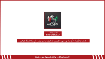 فرصة وظيفية حكومية في دبي: مصمم جرافيك براتب يصل الي 30,000 درهم