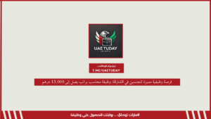 فرصة وظيفية مميزة للجنسين في الشارقة: وظيفة محاسب براتب يصل إلى 13,000 درهم