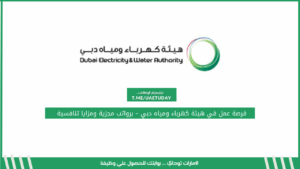 فرصة عمل في هيئة كهرباء ومياه دبي – برواتب مجزية ومزايا تنافسية