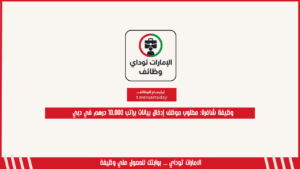 وظيفة شاغرة: مطلوب موظف إدخال بيانات براتب 10,000 درهم في دبي