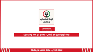 فرصة حكومية مميزة في أبوظبي – مهندس نقل طاقة برواتب مجزية