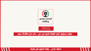 مطلوب مسؤول تنفيذ الطلبات للعمل في دبي – راتب حتى 30,000 درهم